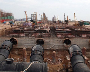 重慶市云陽(yáng)縣防水套管焊接現(xiàn)場(chǎng)